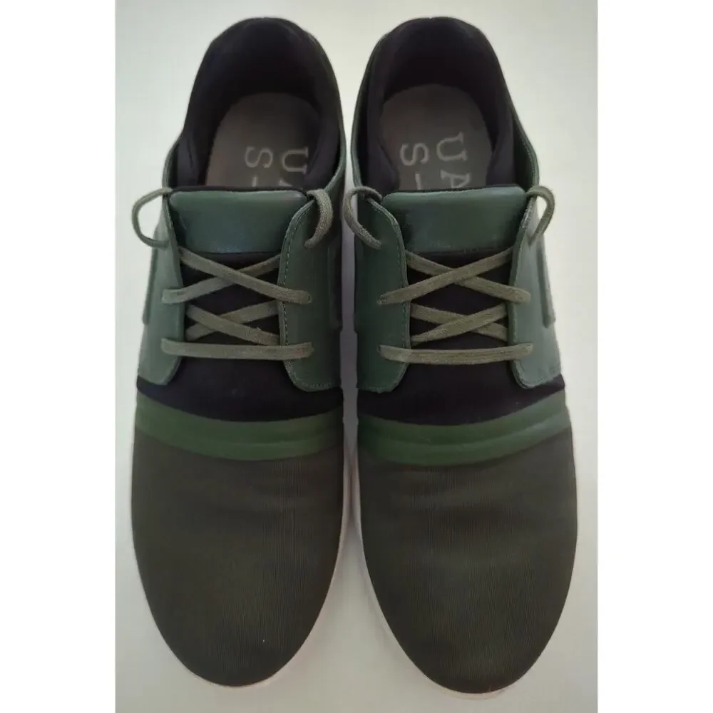 Under Armour Green Black Orange Runaway Low Sneakers 1297596-789] Men's Size 11